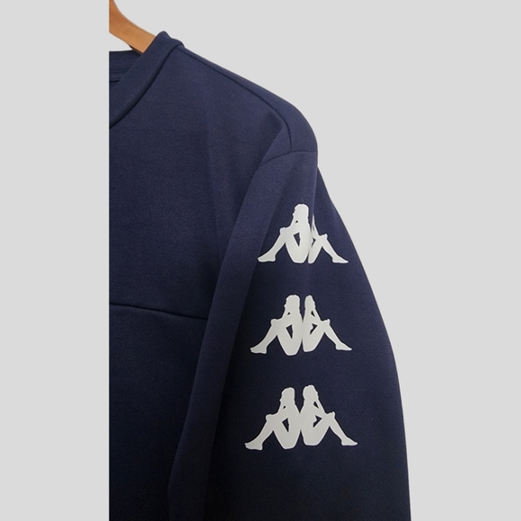 NWOT Kappa Navy Blue Crew Neck Sweatshirt in Large - Picture 4 of 6